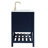 Elena 42'' Single Bathroom Vanity with Engineered Marble Top-1105024949