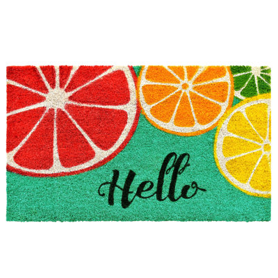 Fruit Hello Doormat 17' x 29'
