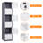 15 Wide Steel Storage Locker with 6 Doors for Employees School Gym Home Office Garage-69177828
