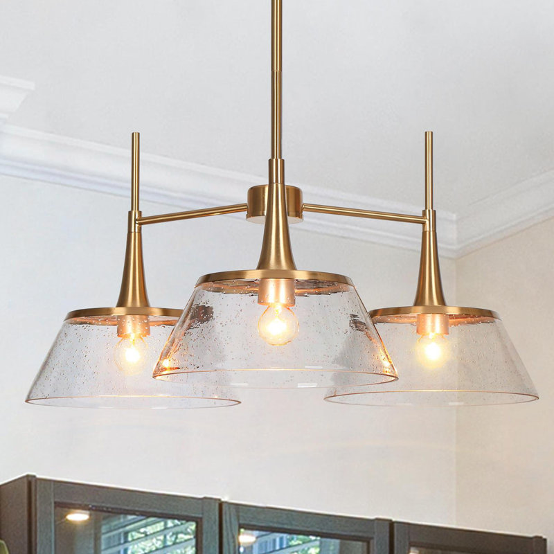 Jonesboro 3 - Light 24.5'' W Unique Sphere Dining Room Chandelier