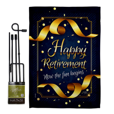 Double Sided 222'' H x 156'' W Polyester Flag Set