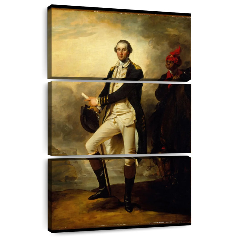 Leisha George Washington et William Lee, H 32 po x l 20 po