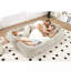 Lit double pour chien, canapé paresseux, 5 positions réglables, 2 sièges, chenille-131247797