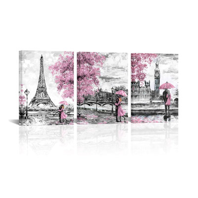 3 Piece Wrapped Canvas Print