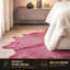 Tapis rose en peau de vache fait à la main DeMontfort