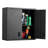 Metal Wall Cabinet, 30W X 12.2D X 30H Inch, Steel Floating Hanging Storage Cabinet With Locking Doors And Adjustable Shelf For Garage, Basement, Kitchen, Warehouse Assembly Required, Black