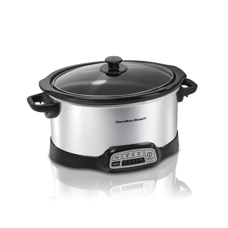 Elite 6-Quart Slow Cooker, Black