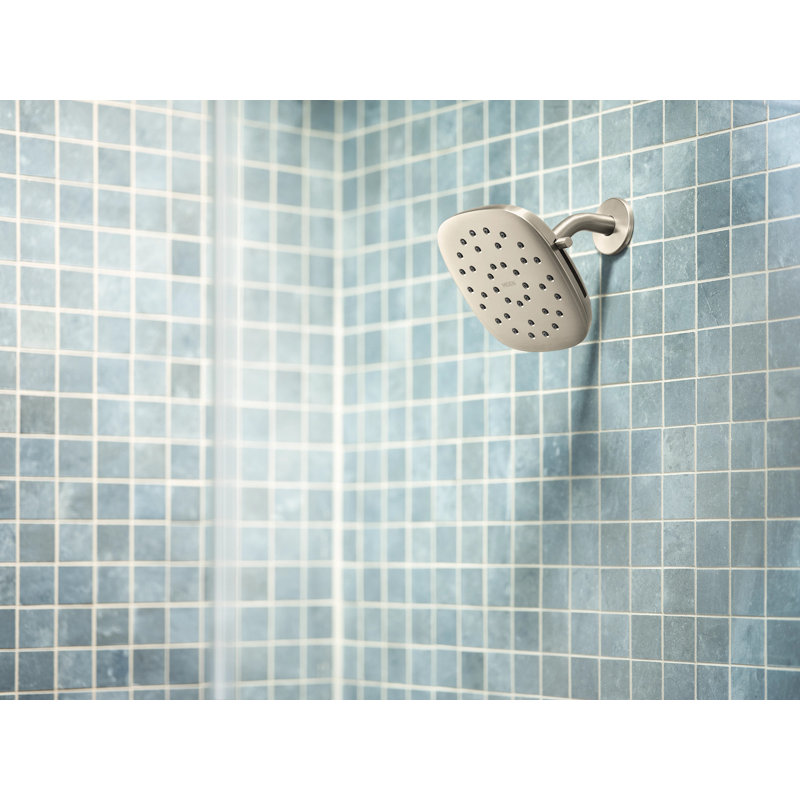 Verso Fixed Shower Head, Brushed Nickel