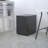 Modern 3-Drawer Mobile Locking Filing Cabinet with Anti-Tilt Mechanism and Hanging Drawer-1021691048