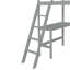 Lit mezzanine avec bureau, échelle, tablettes-104571526