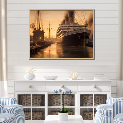 " Vintage Photograph Of RMS Titanic I "
