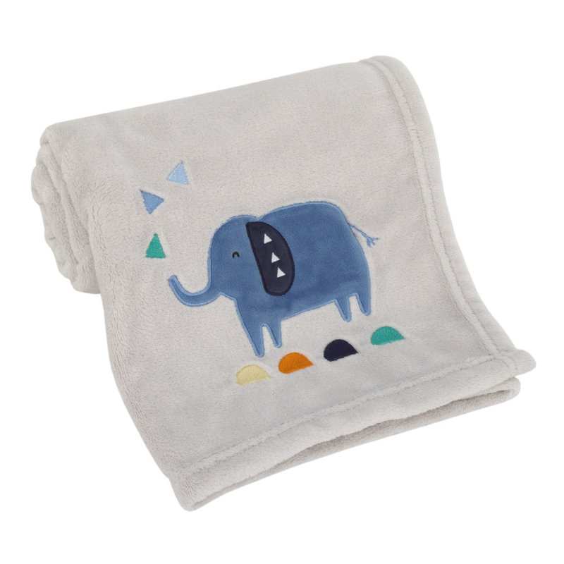 Couverture pour bébé éléphant Jungle Pals