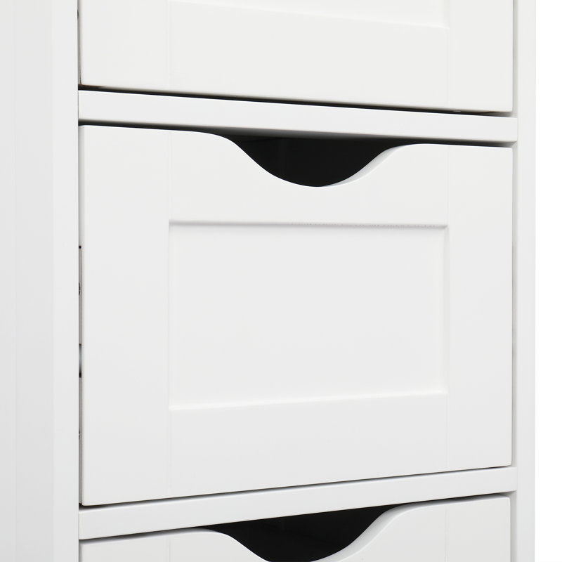 Abiyah Freestanding Linen Cabinet