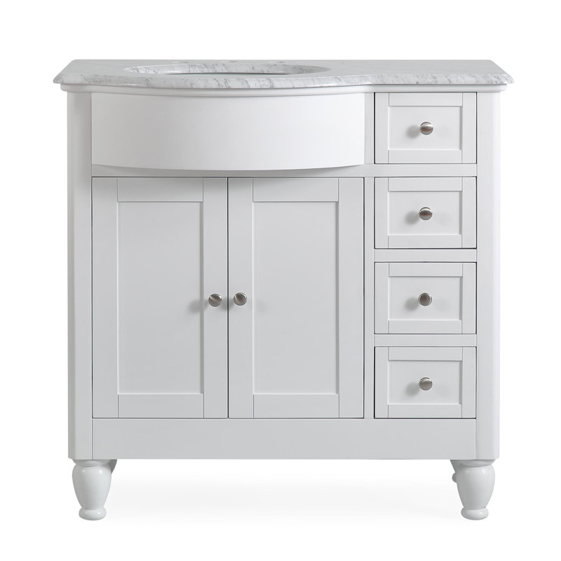Comptoir de meuble-lavabo simple 38 po