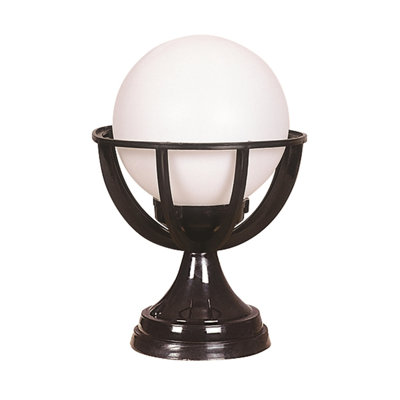 Modern Outdoor Wall Lamp, Black & White | Durable ABS Body, 12 in Length x 12.6 in Diameter | E27 Socket, Max 40W, IP65 Waterproof Rating | Stylish Industrial Design for Patios & Gardens