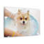 «Cute Pomeranian Bath», art mural sur toile-1522002357