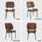 Modern Pu Leather Upholstered Dining Chairs,Solid Wood Backrest Side Chair for Kitchens,Living Rooms(Set of 2)-308162323