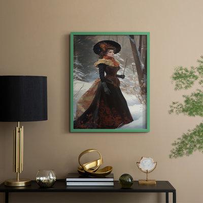 WOMEN Series CMLXXXVI Framed Print - Solid Wood
