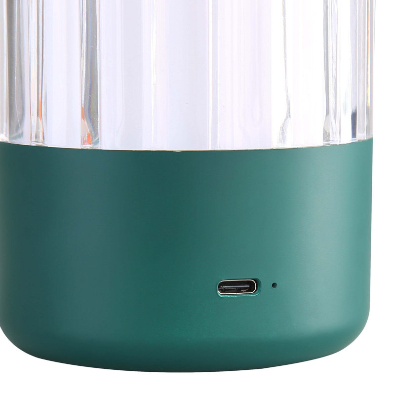 Lampe de table à DEL intégrée Lunari, Vert mat