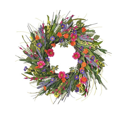 Artificial Spring Summer Wreath