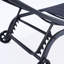 Chaise longue inclinable longue 75,98 po avec coussins