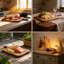 3-Piece Serving Board Set With Handles