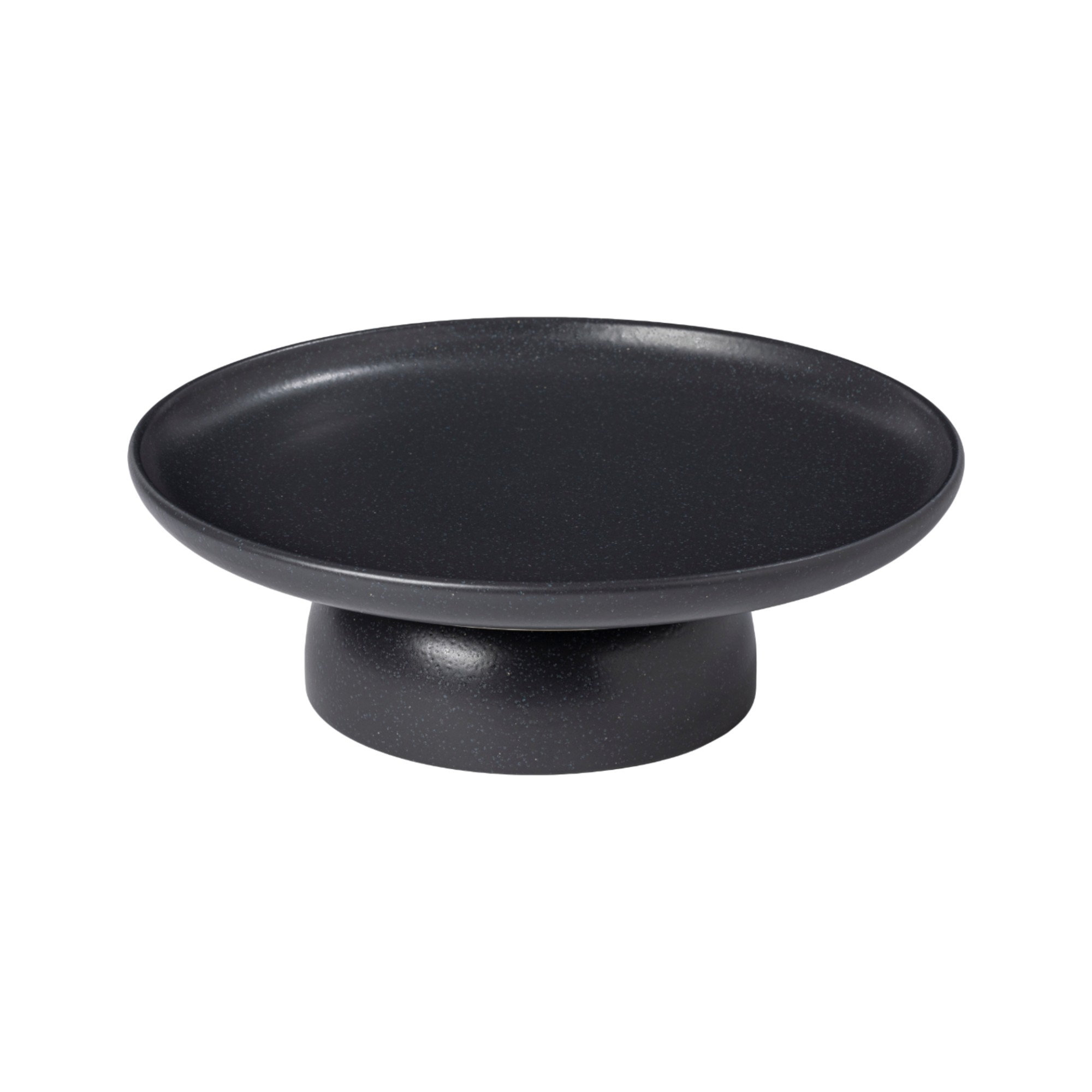 Casafina Pacifica Stoneware Cake Stand, Seed Gray