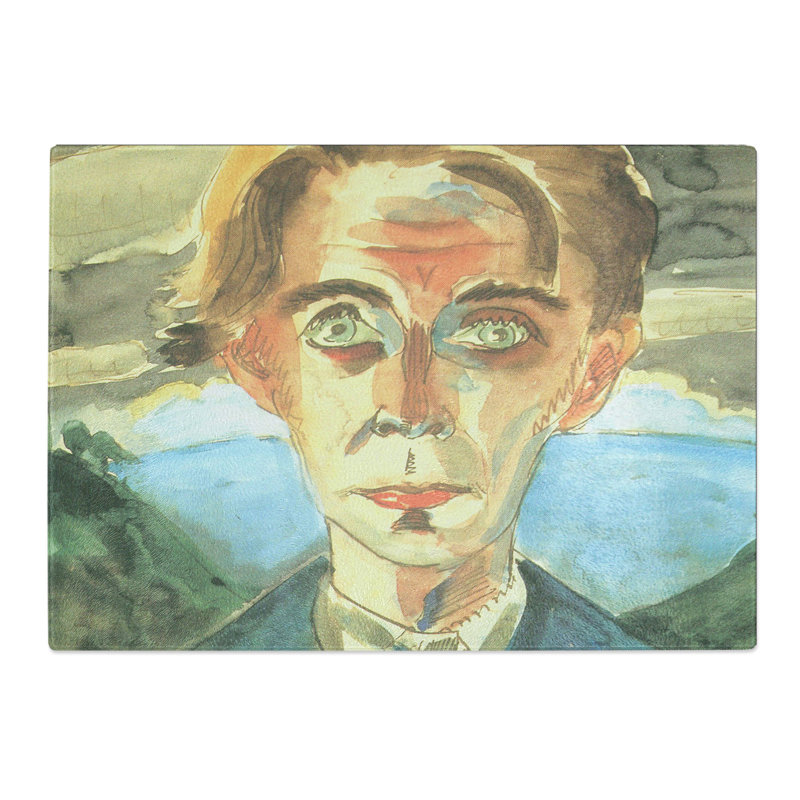 Self-Portrait Vol.3 by Walter Gramatte Chopping Board, 0.4cm H x 28.5cm W x 39cm L