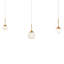 Quest 3 Light Crystal LED Multi-Light Pendant-1946608078