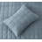 Square Stitch Embroidered Microfiber Quilt Set-88061300-88061301