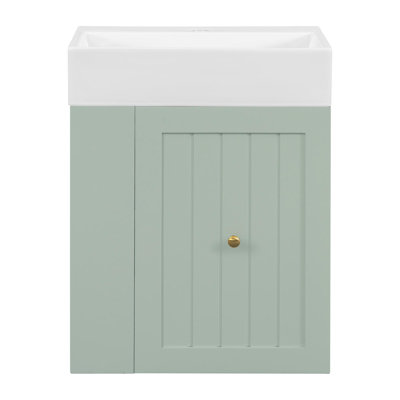 Meuble-lavabo de 20 po avec lavabo en céramique