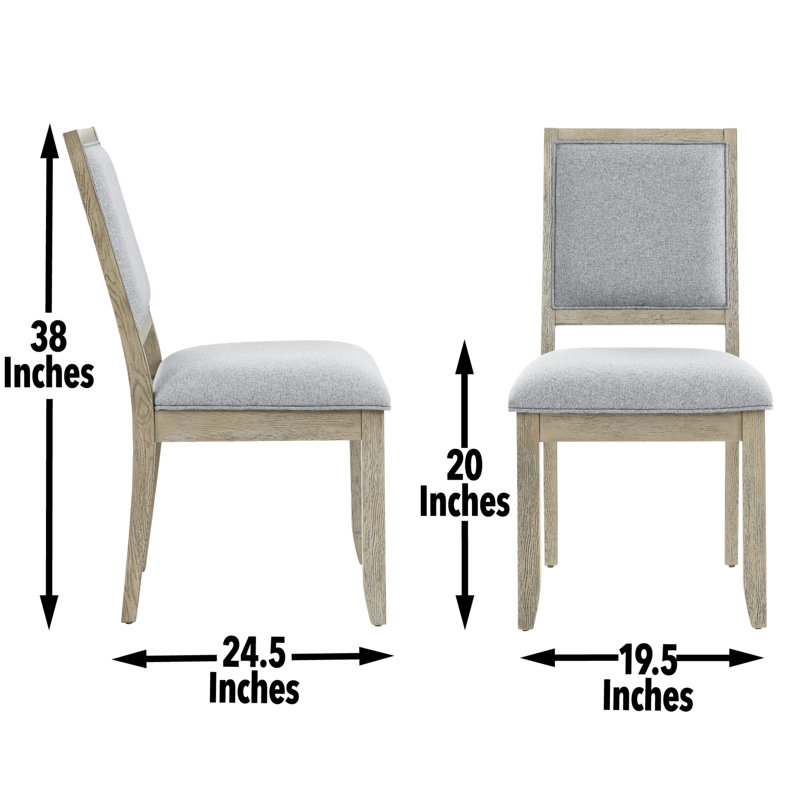 Amaryon 20.25'' H Upholstered Acacia Side Chair