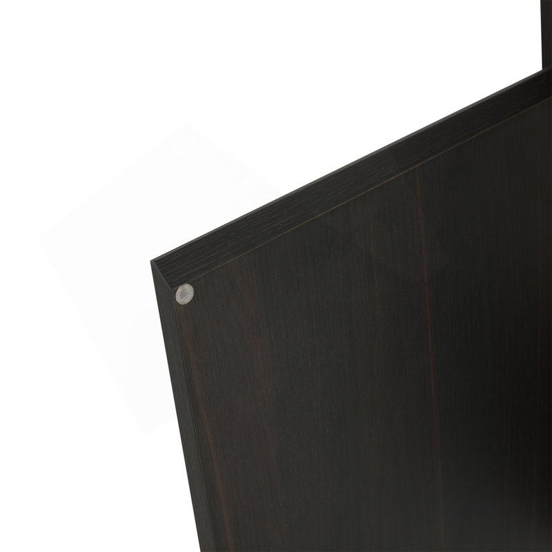 Meuble-lavabo compact de 16 pouces avec lavabo en céramique, parfait pour les petits espaces et les décors modernes, Noir