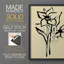 Encre florale II, impression encadrée - bois massif-425209716-425209718