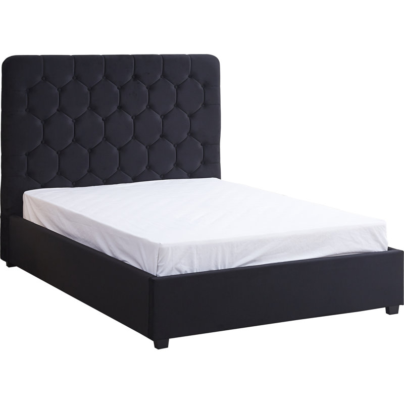 Madison Ottoman Bedframe, Kingsize (5'), Black