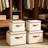 4 Pack Storage Bins with Lids, Collapsible Closet Organizer Container, Fabric Organizer Box with Handles, Decorative Storage Boxes-1037393556