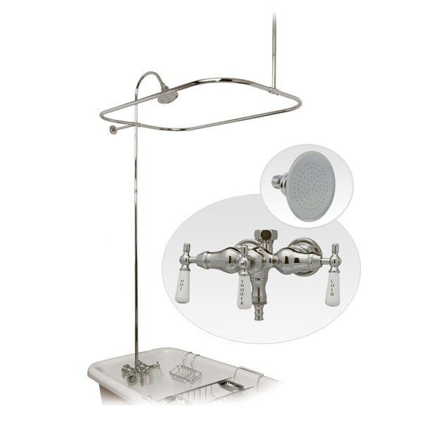 Complete Shower System with Rough in-Valve, Chrome