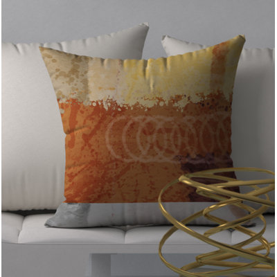 Abstract Throw Pillow