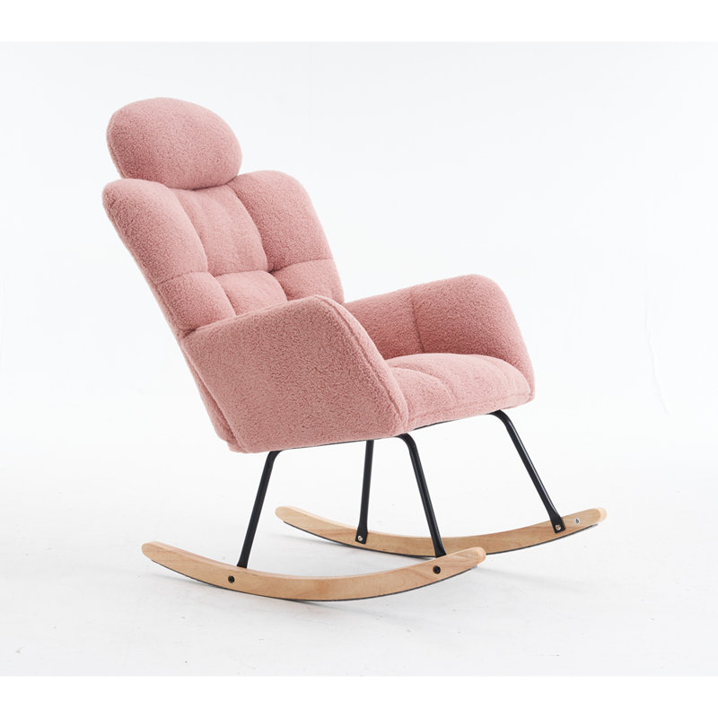Fauteuil oscillant rembourré Teddy