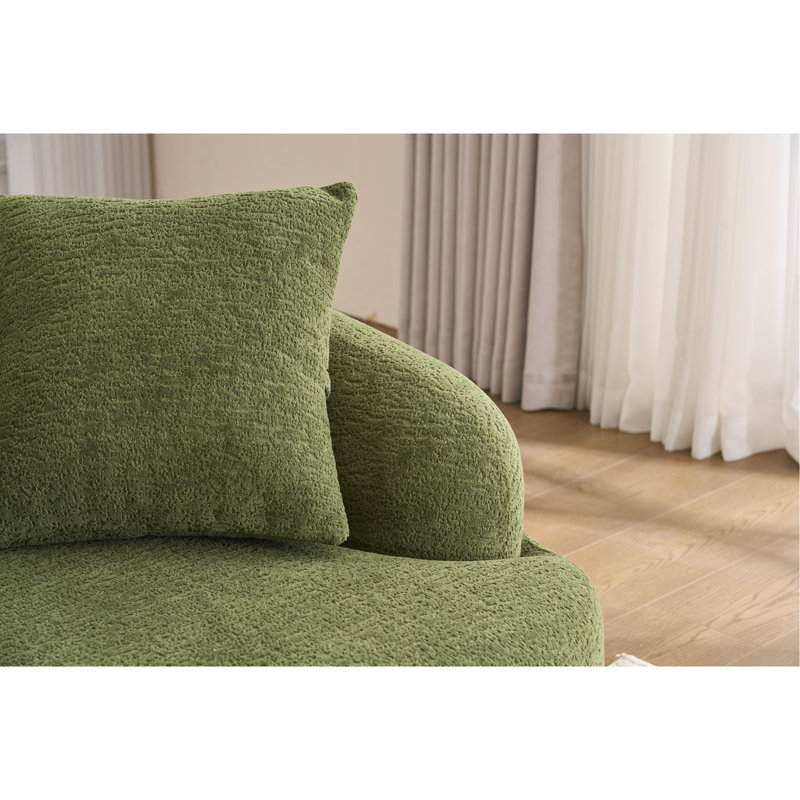 Canapé modulaire en L éponge à compression complète Boneless LY-022, méridienne modulaire en chenille, 30D haute densité pour le salon en appartement, 900 lb