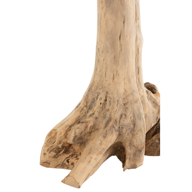 Battiste Solid Wood Pedestal End Table