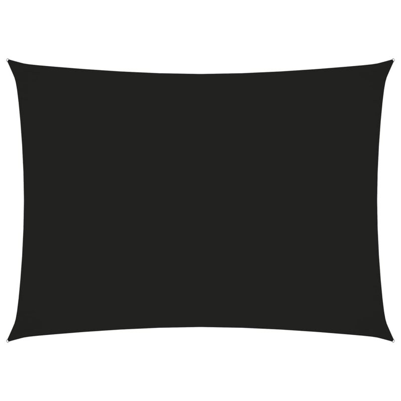 Naplate 3m x 4.5m Rectangular Shade Sail, Black