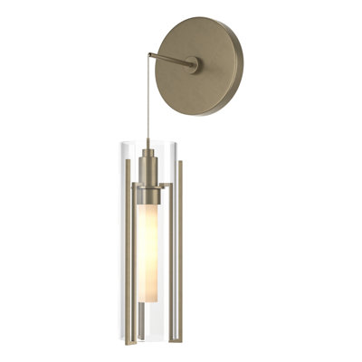 Exos 1 - Light Steel Armed Sconce