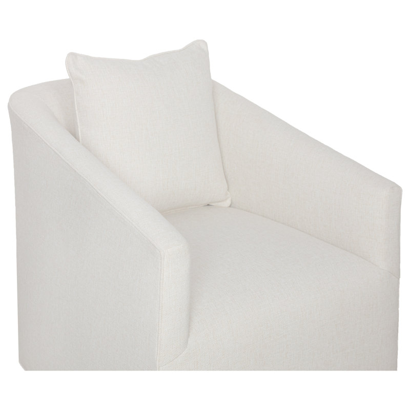 Chaise pivotante Coco Grande, Stationnaire, Gris anthracite, 9508 oléfine fumée