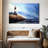 Boat By The Seaside Lighthouse-1189762065