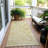 Machine Washable Indoor/Outdoor Xhevrie Gold Rug-400164235
