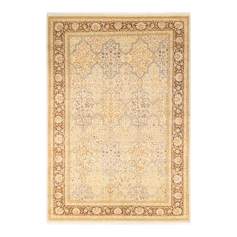 Classic One-of-a-Kind 5' 8" x 8' 3" Hand Knotted Area Rug