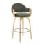 Swivel Upholstered Counter Stool-114210801-114210803