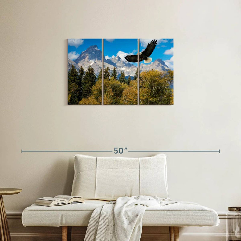 Brampt Grand Teton Eagle, 20" H x 33" W