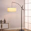 Lampe sur pied à DEL à hauteur réglable de 84 po Grayson-1599867711
